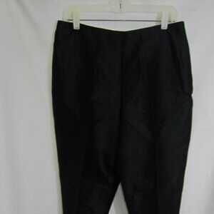 Talbots Black Pure Silk Dress Pants, sz 14